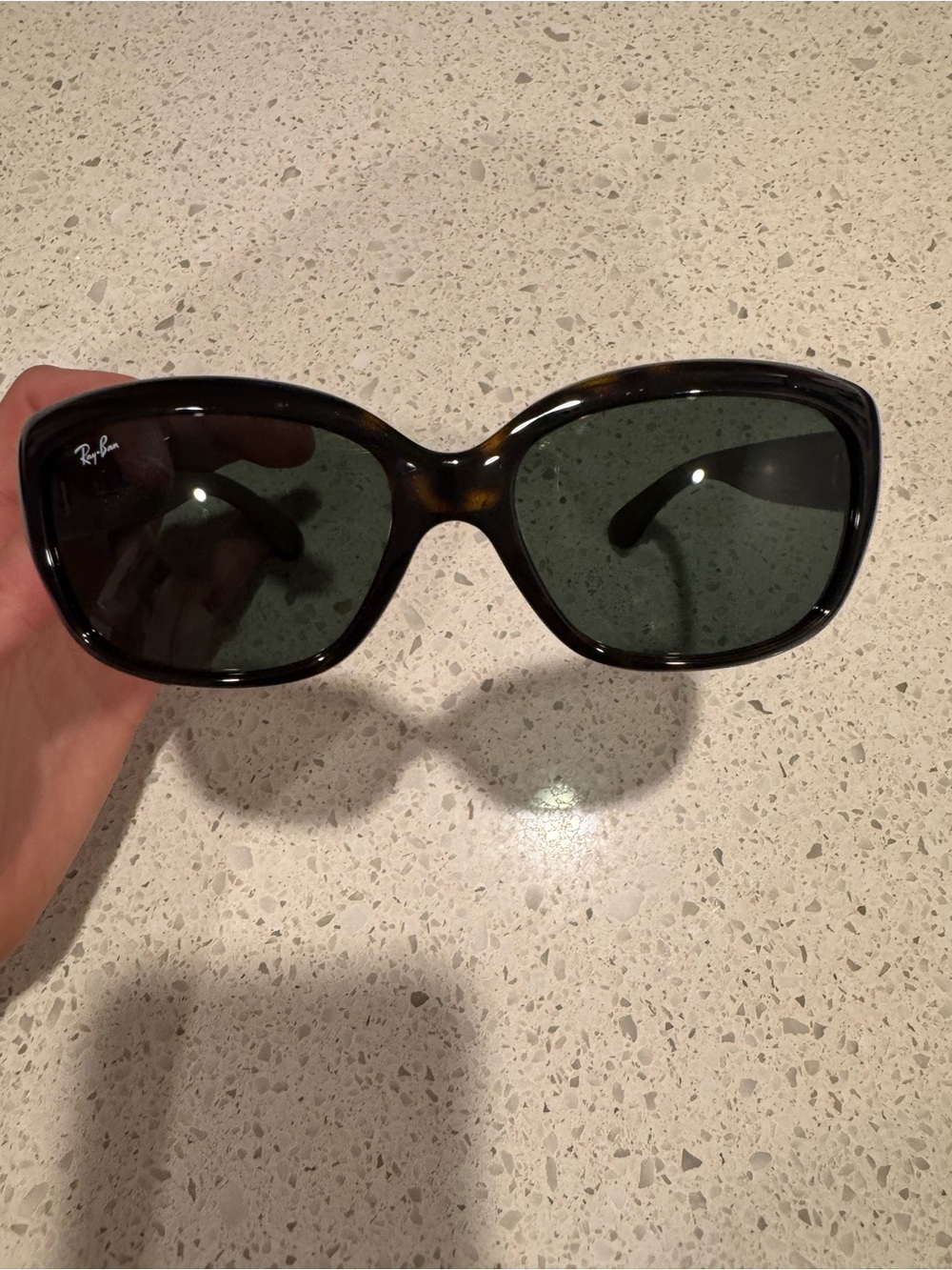 Ray-Ban | JACKIE OHH | Polished Light Havana Frame | worn once, like new - Picture 4 of 8